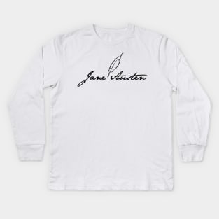 Jane Austen Kids Long Sleeve T-Shirt